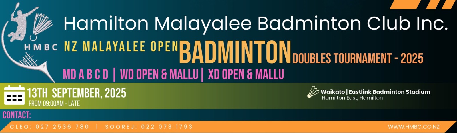 HMBC NZ Malayalee Open Logo